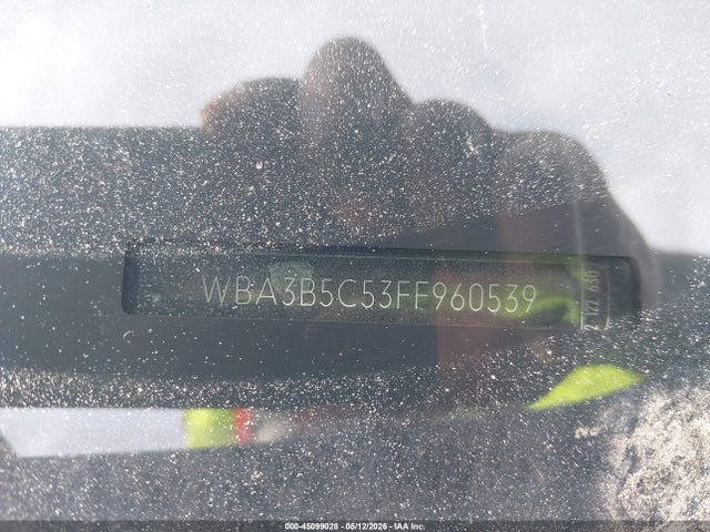 Aukcja sprzedaży 2015 Bmw 328i Xdrive, vin: WBA3B5C53FF960539, numer aukcji: 45099028