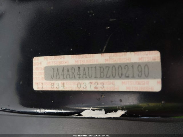 Aukcja sprzedaży 2011 Mitsubishi Outlander Sport Se, vin: JA4AR4AU1BZ002190, numer aukcji: 45099057