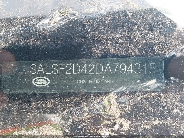 45099106 :رقم المزاد ، SALSF2D42DA794315 vin ، 2013 Land Rover Range Rover Sport Hse مزاد بيع