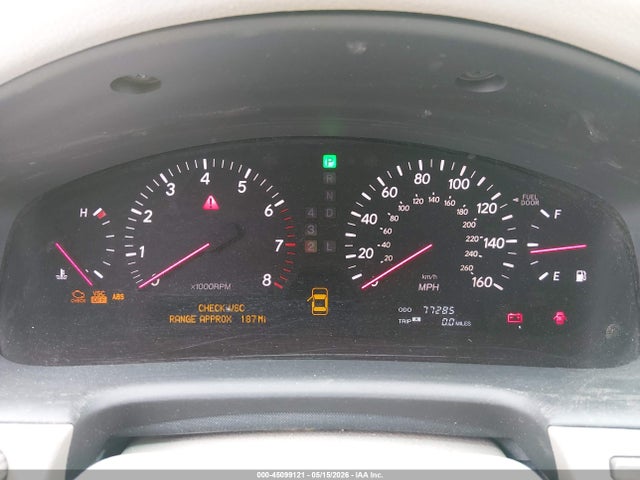 Aukcja sprzedaży 2002 Lexus Ls 430, vin: JTHBN30F320057438, numer aukcji: 45099121