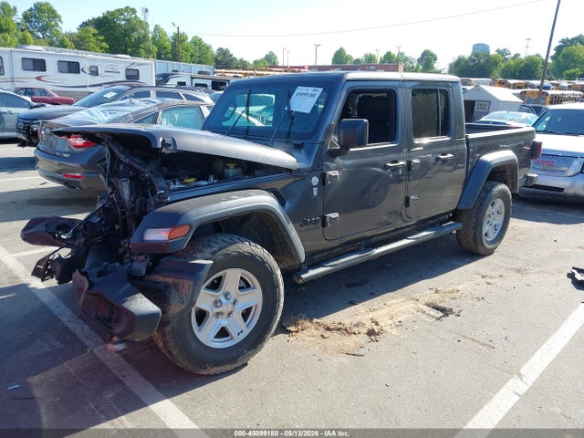 2020 Jeep Gladiator Sport S 4x4 მანქანა იყიდება აუქციონზე, vin: 1C6HJTAG0LL140198, აუქციონის ნომერი: 45099180