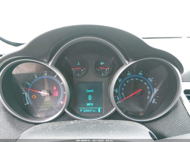 2012 Chevrolet Cruze Eco მანქანა იყიდება აუქციონზე, vin: 1G1PJ5SC8C7297975, აუქციონის ნომერი: 45099181