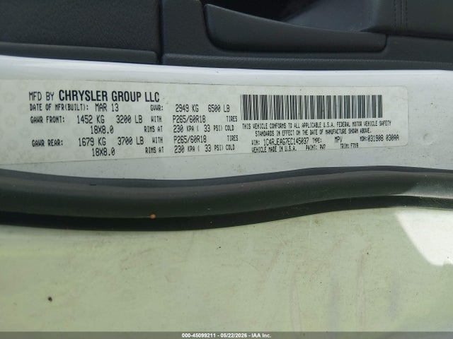 Продаж на аукціоні авто 2014 Jeep Grand Cherokee Laredo, vin: 1C4RJEAG7EC145037, номер лоту: 45099211