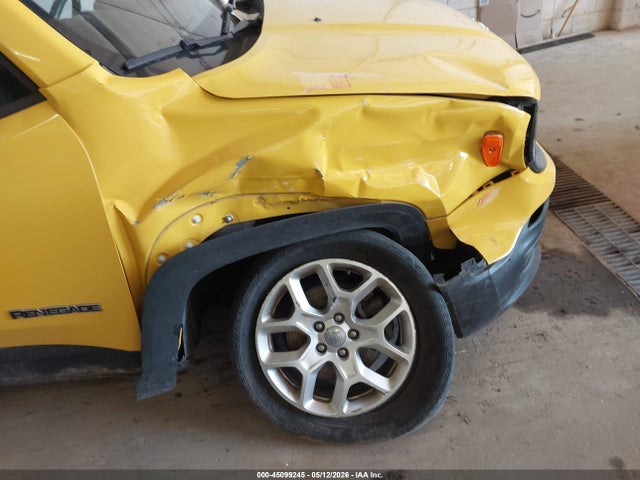 2016 Jeep Renegade Latitude მანქანა იყიდება აუქციონზე, vin: ZACCJBBT2GPD57861, აუქციონის ნომერი: 45099245