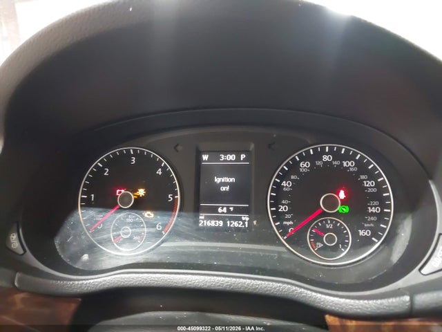45099322 :رقم المزاد ، 1VWCN7A38DC101076 vin ، 2013 Volkswagen Passat 2.0l Tdi Sel Premium مزاد بيع