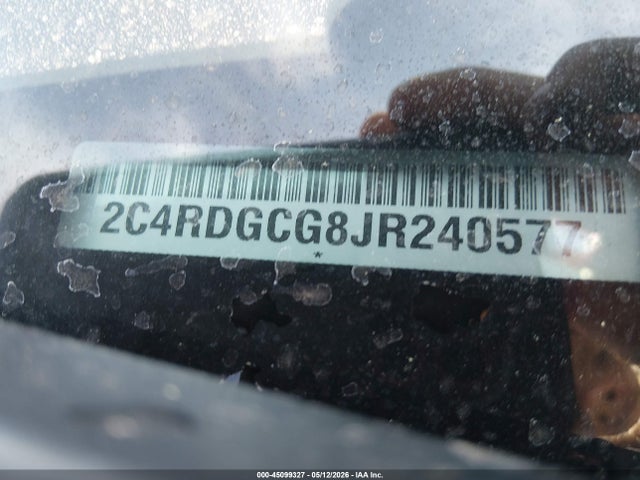 Продажа на аукционе авто 2018 Dodge Grand Caravan Sxt, vin: 2C4RDGCG8JR240577, номер лота: 45099327