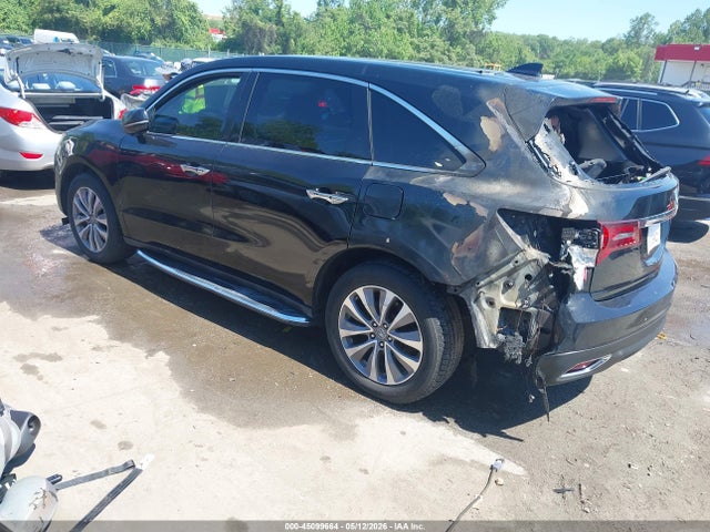 45099664 :رقم المزاد ، 5FRYD4H47FB028327 vin ، 2015 Acura Mdx Technology Package مزاد بيع