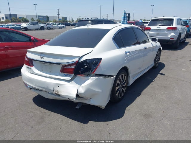 2017 Honda Accord Hybrid Touring მანქანა იყიდება აუქციონზე, vin: JHMCR6F77HC030101, აუქციონის ნომერი: 45099665