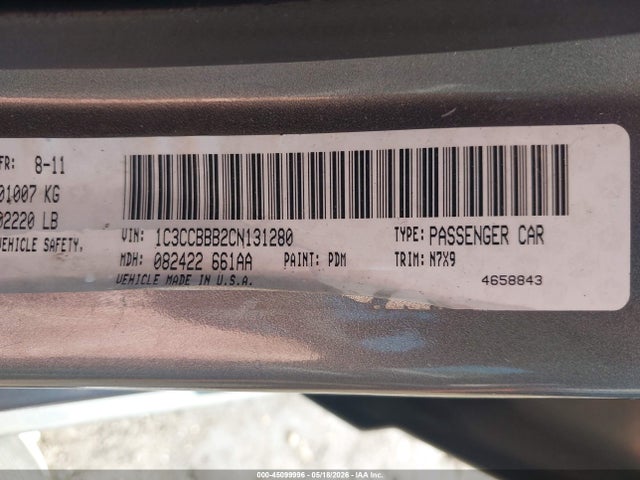 Продаж на аукціоні авто 2012 Chrysler 200 Touring, vin: 1C3CCBBB2CN131280, номер лоту: 45099996