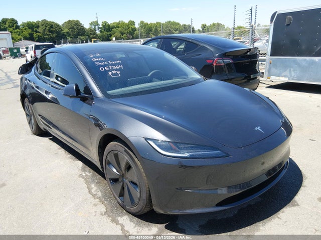 Продаж на аукціоні авто 2025 Tesla Model 3 Long Range Rear-wheel Drive/standard Rear-wheel Drive, vin: 5YJ3E1EAXSF057364, номер лоту: 45100049
