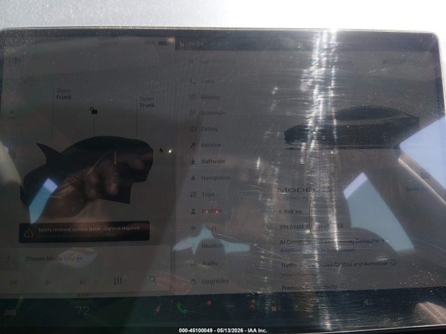 45100049 :رقم المزاد ، 5YJ3E1EAXSF057364 vin ، 2025 Tesla Model 3 Long Range Rear-wheel Drive/standard Rear-wheel Drive مزاد بيع