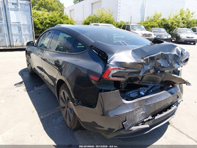 45100049 :رقم المزاد ، 5YJ3E1EAXSF057364 vin ، 2025 Tesla Model 3 Long Range Rear-wheel Drive/standard Rear-wheel Drive مزاد بيع
