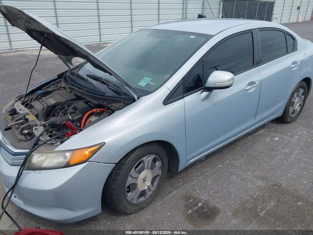 Aukcja sprzedaży 2012 Honda Civic Hybrid, vin: JHMFB4F21CS006787, numer aukcji: 45100108