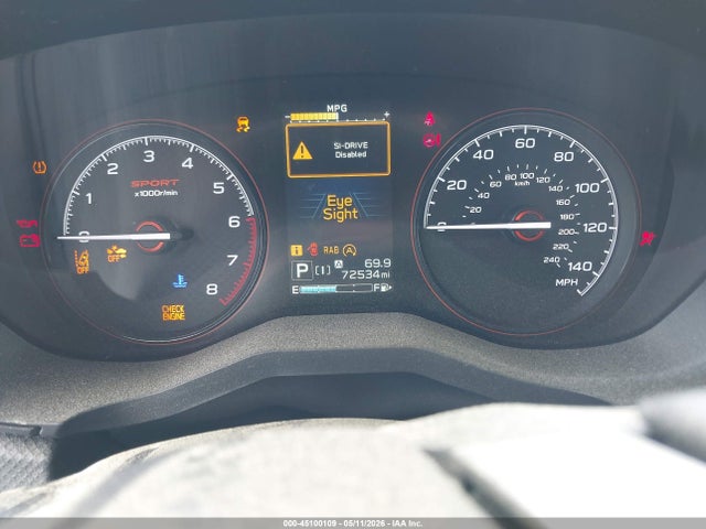 45100109 :رقم المزاد ، JF2SKAPC0KH457065 vin ، 2019 Subaru Forester Sport مزاد بيع