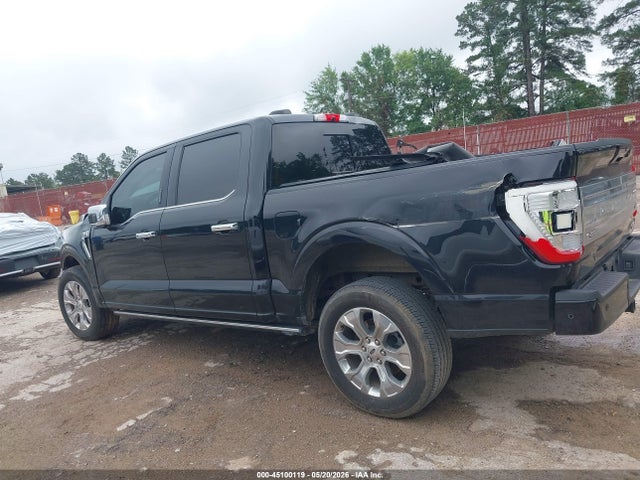 2022 Ford F-150 Platinum მანქანა იყიდება აუქციონზე, vin: 1FTFW1E81NFA92480, აუქციონის ნომერი: 45100119