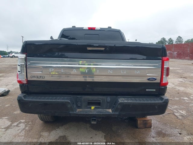 2022 Ford F-150 Platinum მანქანა იყიდება აუქციონზე, vin: 1FTFW1E81NFA92480, აუქციონის ნომერი: 45100119