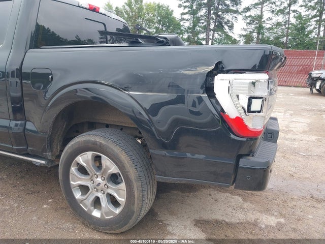 2022 Ford F-150 Platinum მანქანა იყიდება აუქციონზე, vin: 1FTFW1E81NFA92480, აუქციონის ნომერი: 45100119