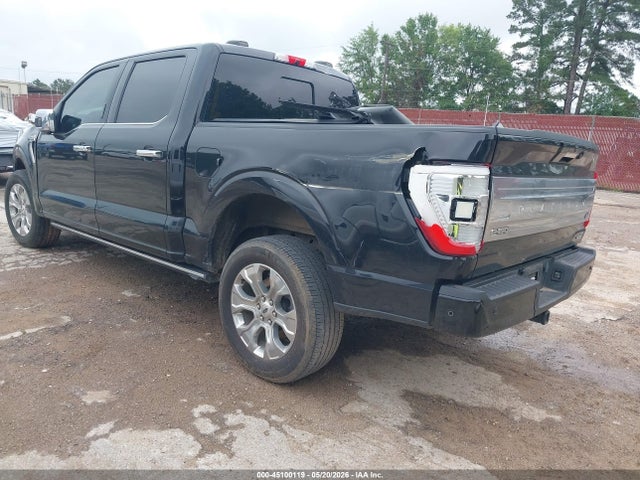 2022 Ford F-150 Platinum მანქანა იყიდება აუქციონზე, vin: 1FTFW1E81NFA92480, აუქციონის ნომერი: 45100119