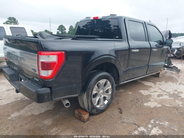 2022 Ford F-150 Platinum მანქანა იყიდება აუქციონზე, vin: 1FTFW1E81NFA92480, აუქციონის ნომერი: 45100119