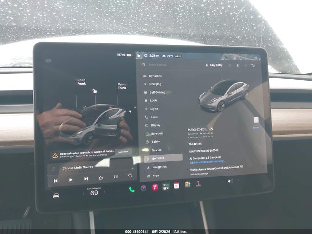 Aukcja sprzedaży 2019 Tesla Model 3 Long Range/performance, vin: 5YJ3E1EB4KF205548, numer aukcji: 45100141