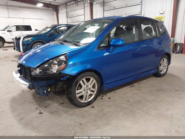 2008 Honda Fit Sport მანქანა იყიდება აუქციონზე, vin: JHMGD38608S037013, აუქციონის ნომერი: 45100260
