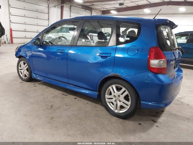 2008 Honda Fit Sport მანქანა იყიდება აუქციონზე, vin: JHMGD38608S037013, აუქციონის ნომერი: 45100260