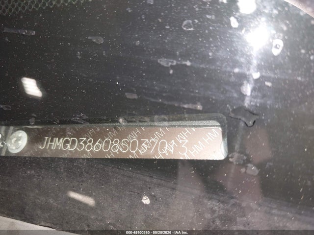2008 Honda Fit Sport მანქანა იყიდება აუქციონზე, vin: JHMGD38608S037013, აუქციონის ნომერი: 45100260