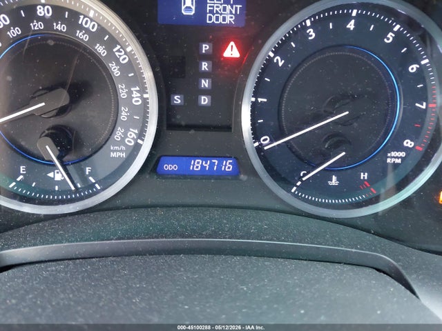 Aukcja sprzedaży 2012 Lexus Is 250, vin: JTHBF5C21C5173677, numer aukcji: 45100288