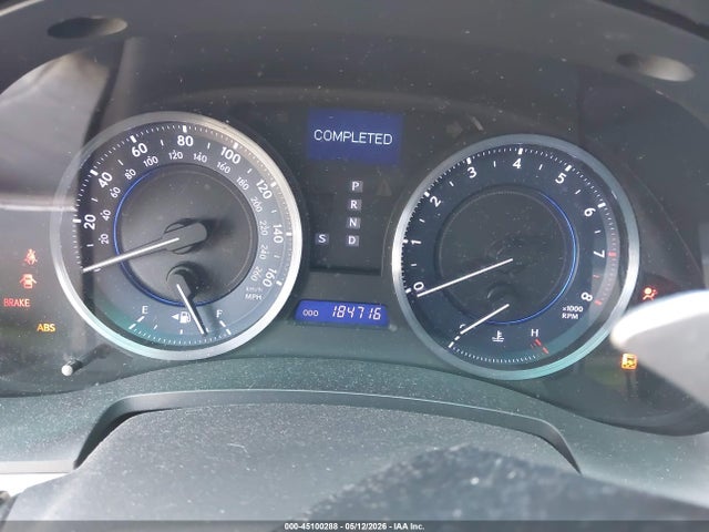 Aukcja sprzedaży 2012 Lexus Is 250, vin: JTHBF5C21C5173677, numer aukcji: 45100288