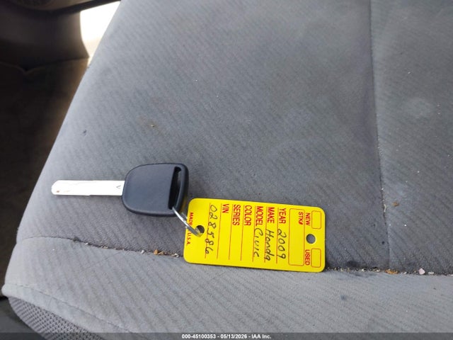 Aukcja sprzedaży 2009 Honda Civic Lx, vin: 1HGFA16509L028586, numer aukcji: 45100353