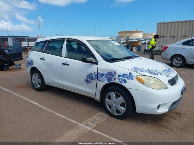 45100388 :رقم المزاد ، 2T1KR32E45C500202 vin ، 2005 Toyota Matrix Xr مزاد بيع