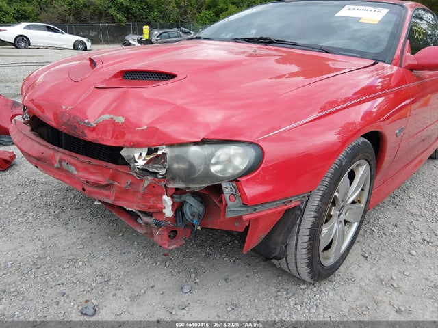 45100416 :رقم المزاد ، 6G2VX12U06L819998 vin ، 2006 Pontiac Gto مزاد بيع
