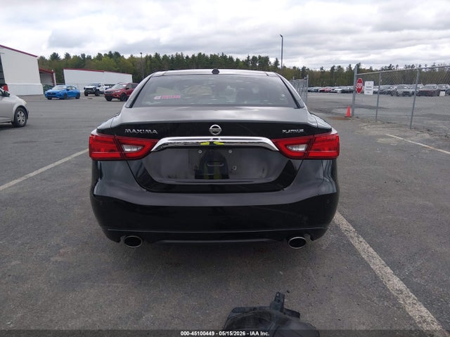 2017 Nissan Maxima 3.5 Platinum მანქანა იყიდება აუქციონზე, vin: 1N4AA6APXHC431414, აუქციონის ნომერი: 45100449