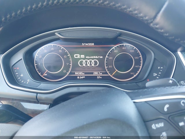 2019 Audi Q5 45 Premium მანქანა იყიდება აუქციონზე, vin: WA1BNAFY8K2112432, აუქციონის ნომერი: 45100457