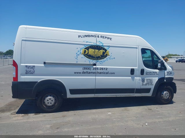 Продажа на аукционе авто 2022 Ram Promaster 2500 High Roof 159 Wb, vin: 3C6LRVDG3NE113924, номер лота: 45100464