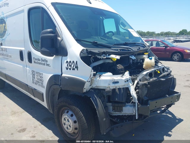 Продажа на аукционе авто 2022 Ram Promaster 2500 High Roof 159 Wb, vin: 3C6LRVDG3NE113924, номер лота: 45100464