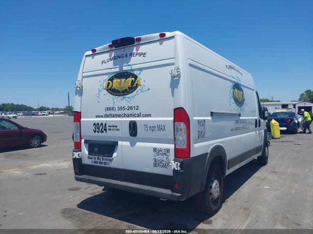 Продажа на аукционе авто 2022 Ram Promaster 2500 High Roof 159 Wb, vin: 3C6LRVDG3NE113924, номер лота: 45100464
