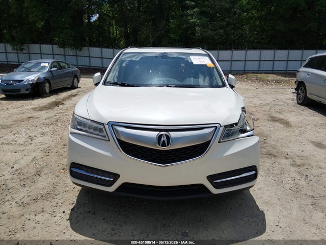 45100514 :رقم المزاد ، 5FRYD3H44FB012886 vin ، 2015 Acura Mdx Technology Package مزاد بيع