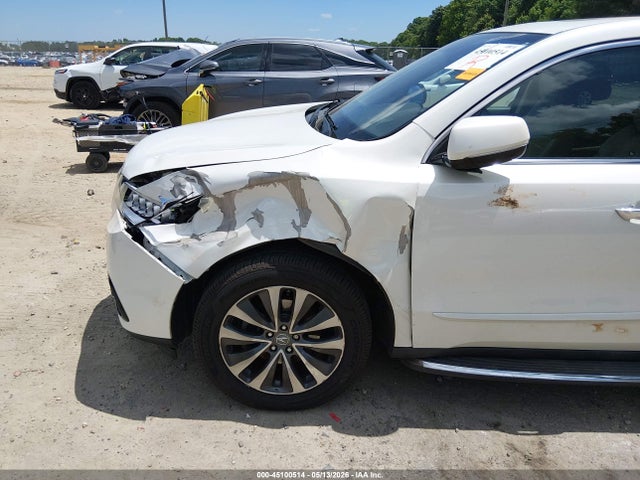 45100514 :رقم المزاد ، 5FRYD3H44FB012886 vin ، 2015 Acura Mdx Technology Package مزاد بيع
