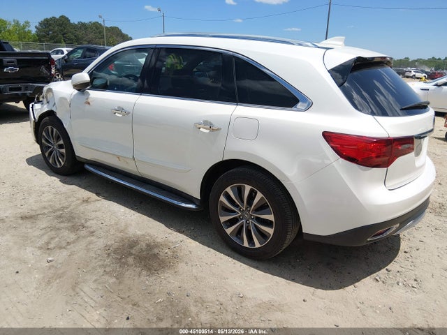 Продаж на аукціоні авто 2015 Acura Mdx Technology Package, vin: 5FRYD3H44FB012886, номер лоту: 45100514