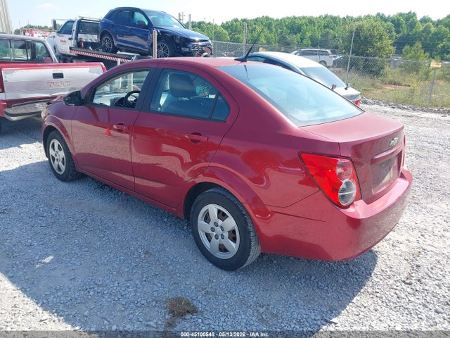 45100548 :رقم المزاد ، 1G1JA5SH8E4186154 vin ، 2014 Chevrolet Sonic Ls Auto مزاد بيع