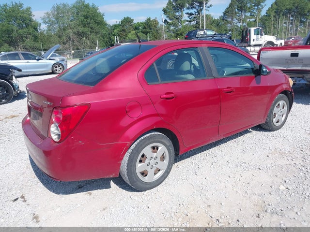 45100548 :رقم المزاد ، 1G1JA5SH8E4186154 vin ، 2014 Chevrolet Sonic Ls Auto مزاد بيع