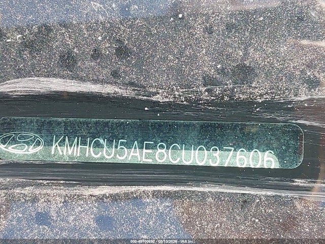 45100692 :رقم المزاد ، KMHCU5AE8CU037606 vin ، 2012 Hyundai Accent Se مزاد بيع