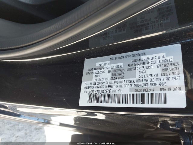 JM3KFBDM1J0473236 Mazda Cx-5 Grand Touring
