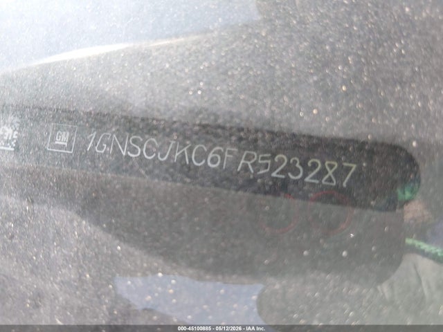 45100885 :رقم المزاد ، 1GNSCJKC6FR523287 vin ، 2015 Chevrolet Suburban 1500 Lt مزاد بيع