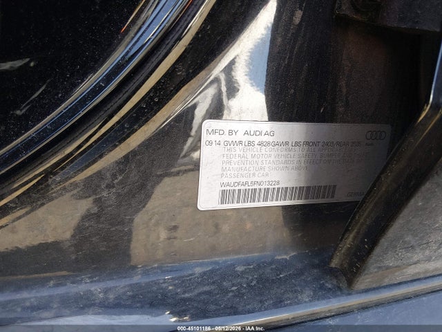 Aukcja sprzedaży 2015 Audi A4 2.0t Premium, vin: WAUDFAFL5FN013228, numer aukcji: 45101186