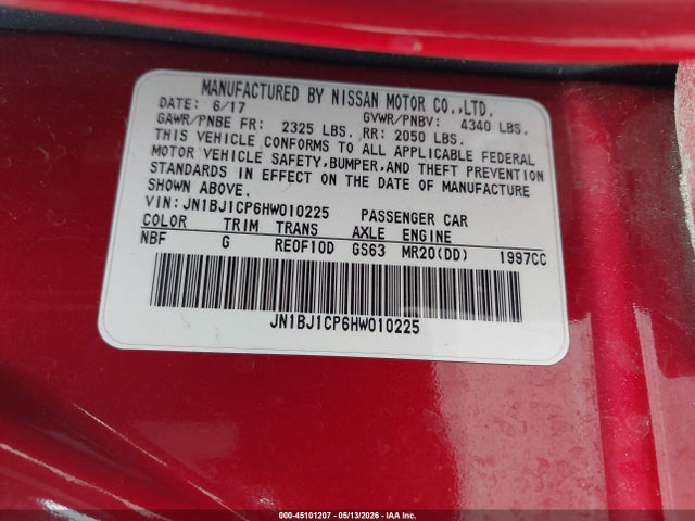 JN1BJ1CP6HW010225 Nissan Rogue Sport S