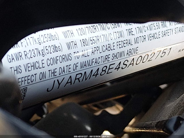 Yamaha Mtn690 2025 JYARM48E4SA002751 Image 10