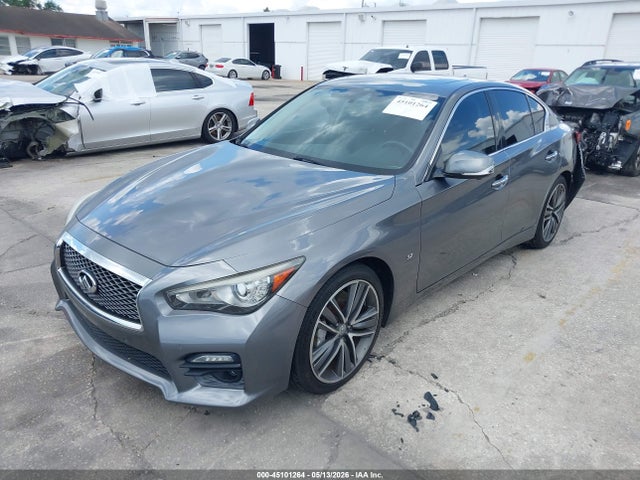 45101264 :رقم المزاد ، JN1BV7AP0FM353065 vin ، 2015 Infiniti Q50 Sport مزاد بيع