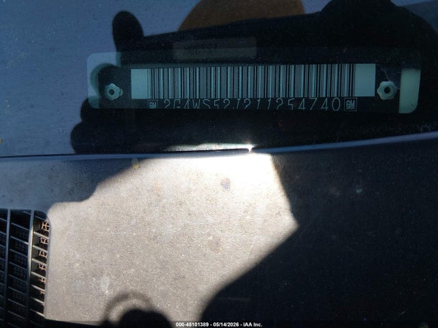 45101389 :رقم المزاد ، 2G4WS52J211254740 vin ، 2001 Buick Century Custom مزاد بيع